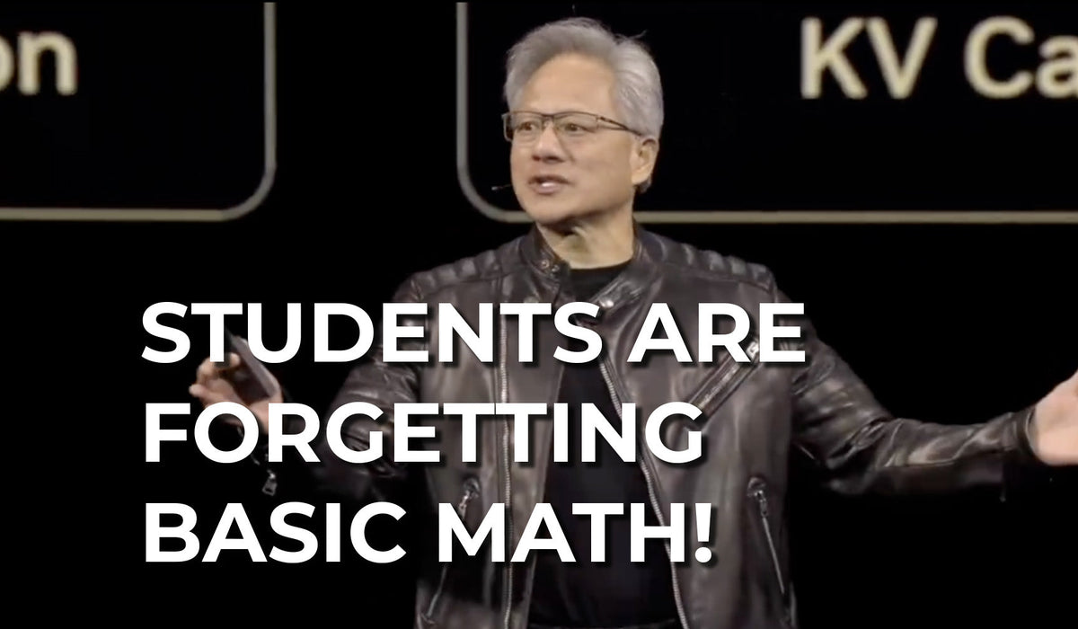 Nvidia CEO, Jensen Huang, Suggests Kids Are Losing Basic Skills