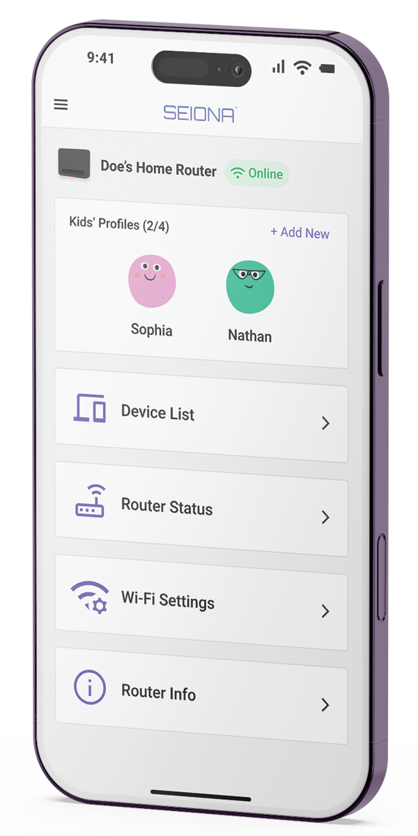 SEIONA App Interface