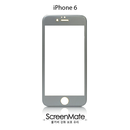 ScreenMate 아이폰6 메탈 풀커버 강화유리필름